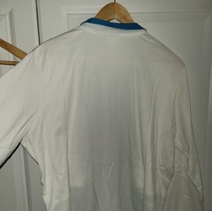 Vicki Wayne blue white and green two piece jogger outfit